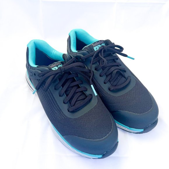 Timberland PRO Shoes - Timberland Pro Women's Drivetrain Composite Toe Work Sneaker W6 Black/Blue NIB